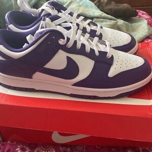 Nike dunk Low Championship purple